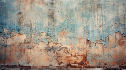 grunge wall. old texture. Generative AI