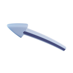 Straight Arrow 3D Icon