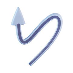 Turn Arrow 3D Icon