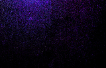 Black dark orange bule purple glitter abstract background with space. Twinkling glow stars effect....