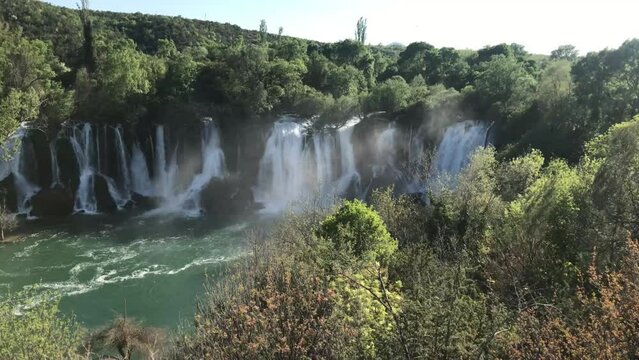 Kravica waterfall on Trebizat river in Bosnia and Herzegovina