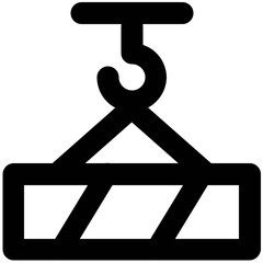 Set of Labour Tools Bold Line Icons

