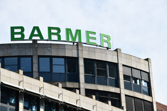 Berlin, Germany - June 5, 2023: Headquarters of Barmer Ersatzkasse in Berlin, Germany - Barmer is a German health insurance company