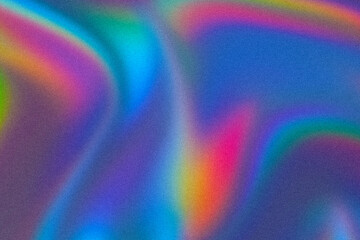 holographic rainbow gradient background texture with grain noise effect