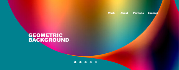 Trendy simple circle gradient abstract background. Vector Illustration For Wallpaper, Banner, Background, Card, Book Illustration, landing page