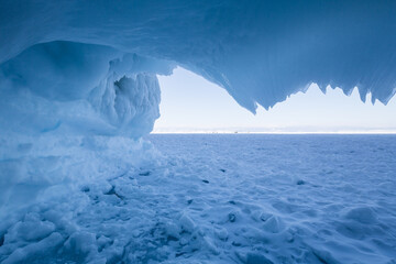 Ice cave on Lake Baikal