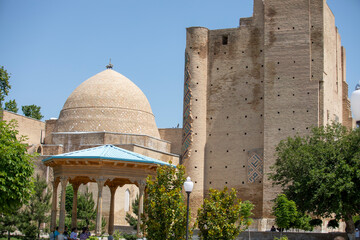 a building in the location of southern uzbekistan