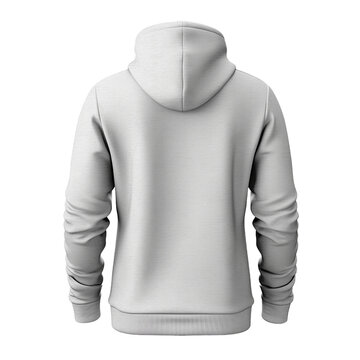 Hoodie Light Grey Backside T Shirt T-shirt Tee Plain Cotton Sweatshirt 