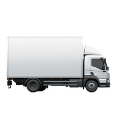 cargo truck isolated on transparent background vehicle lorry transport 