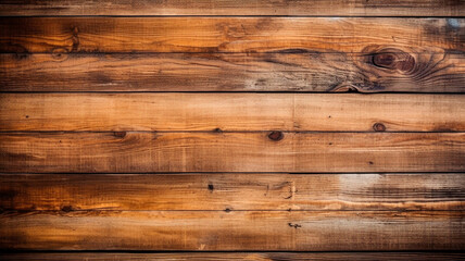 wooden table texture. brown planks as background top view. Generative AI