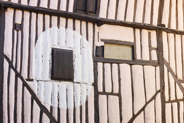 La Alberca traditional medieval village. Picturesque facades. Salamanca, Spain