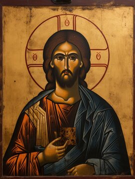Icon of Jesus Christ the Savior son of God