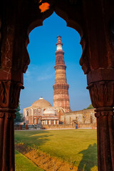 The Qutb Minar Also spelled as Qutub Minar, or Qutab Minar, It is a minaret that forms part of the Qutb complex in Delhi, India
