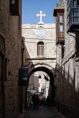 Streets of Jerusalem inside the old city, Israel