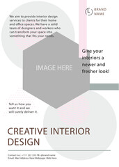Creative Interior Design Flyer Template