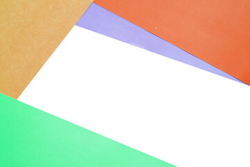 abstract paper cut out with copy space