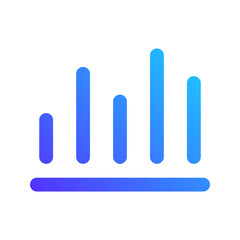 data analytics gradient icon