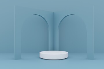 podium. abstract minimal concept. abstract minimal.industry, mockup.platform, rendering, shape, stand,3d render