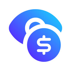 pay per view gradient icon