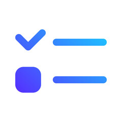 survey gradient icon