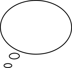 Speech bubble doodle simple geometry form.