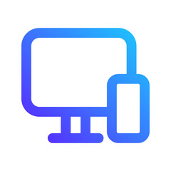 responsive gradient icon