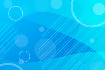 Abstract wavy shape background with geometric shape ornament in flat design