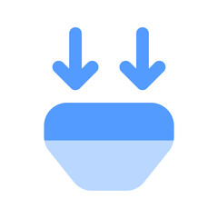 funnel duotone icon