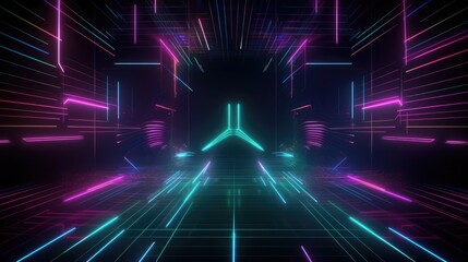 Digital abstract technology background