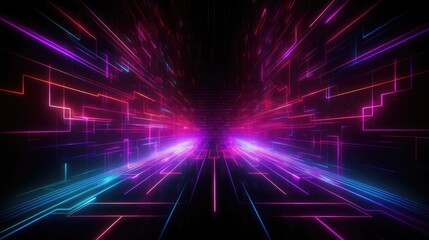 Obraz premium Digital abstract technology background