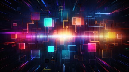 Technology and digital abstract background