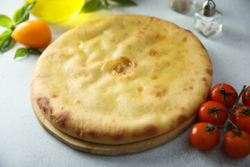 Traditional homemade savory pie