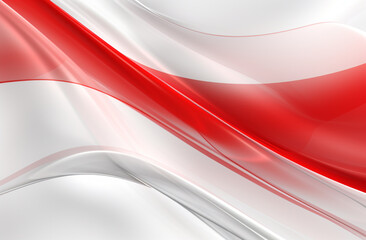 red and white background. indonesia independence day concept with copy space. generative ai.