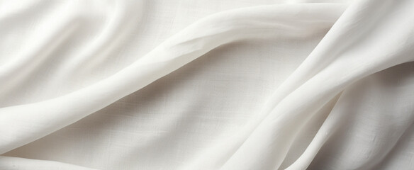 Fototapeta premium White gray satin texture that is white silver fabric silk panorama background with beautiful soft blur pattern natural.. generative ai