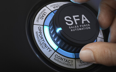 Operational efficiency. SFA, Sales Force Automation platform.