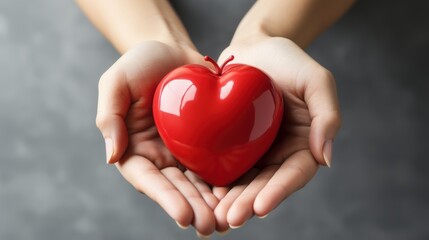 World Heart Day Background. Created Generative Ai