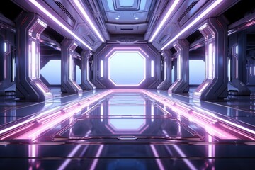 Futuristic interior design