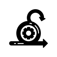 Scrum icon in vector. Illustration