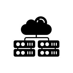 Big Data icon in vector. Illustration