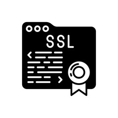 Secure Sockets Layer icon in vector. Illustration