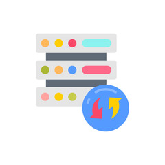Obraz premium Disaster recovery icon in vector. Illustration