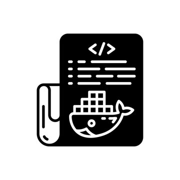 Docker icon in vector. Illustration