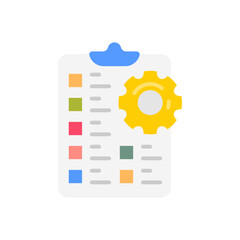 Fototapeta premium Project management icon in vector. Illustration