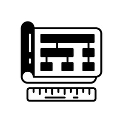 Software architecture icon in vector. Illustration