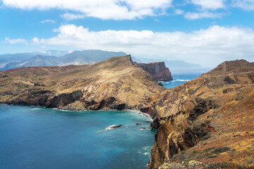 Fototapeta premium Scenic landscape at Ponta de São Lourenço, Madeira island, Portugal