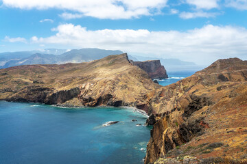 Scenic landscape at Ponta de São Lourenço, Madeira island, Portugal