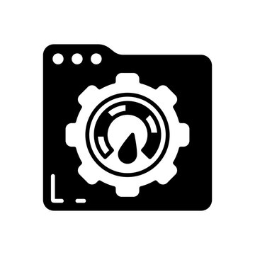 Load testing icon in vector. Illustration