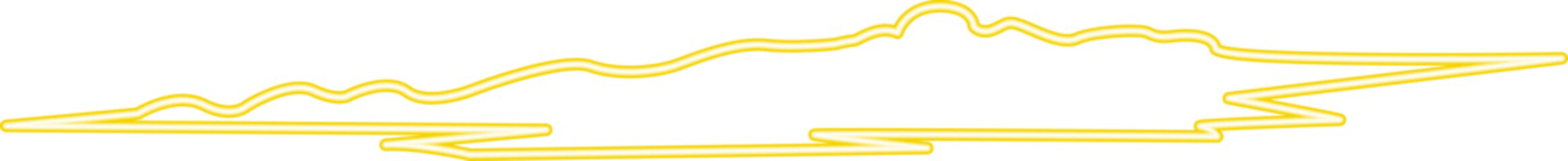 Cloud Neon. Cloud Icon Line Neon. Cloud Neon Signboard Icon. Cloud Neon Icon. Neon Cloud Outline Icon. Vector illustration. Elements for design. Flat design.