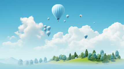 Obraz premium World Ozone Day Background, International Day for the Preservation Concept. Generative Ai