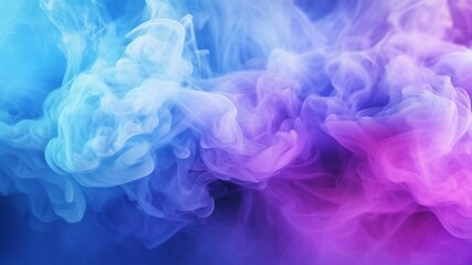 AI generated illustration of features an abstract image of colorful smoke against a dark background